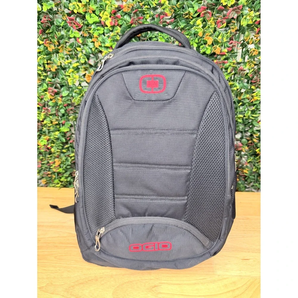 Ogio Bandit Backpack Unisex One Size Black Tech Laptop Travel Bookbag 17